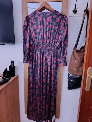 Vestido largo estampado de ceremonia. Polín et moi