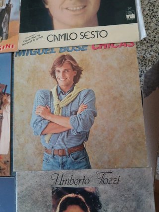 Lote 6 vinilos pop nacional