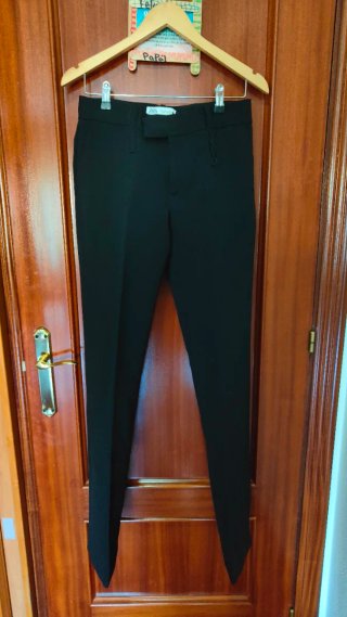 Pantalón de traje negro Zara hombre