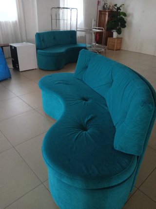 Divano curvo 3 posti