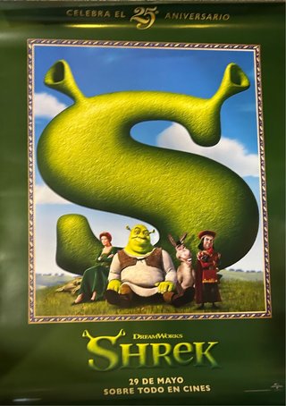 Afiche Shrek 25 Aniversario