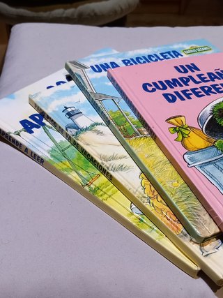 Lote 4 libros BARRIO SESAMO. Coco, Paco Pico ....