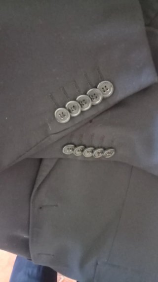 Chaqueta Cortefiel Hombre Talla 48 Negra