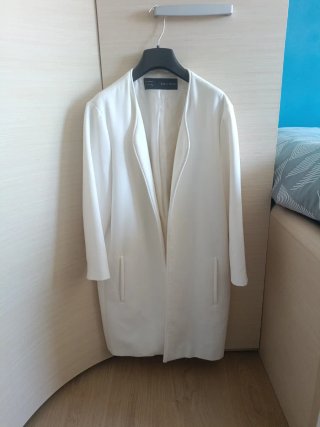 Abrigo Zara Blanco