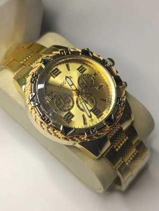 Reloj para hombre dorado | Nuevo