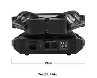 Mini Luz LED Spider 3x3