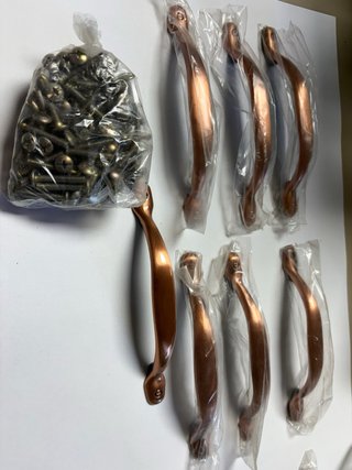 Tirador de metal color cobre
