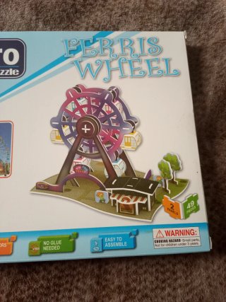 Puzzle Noria 3D Maestro 49 piezas