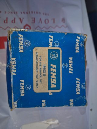 Tapa distribuidor Femsa Seat 127/Marbella