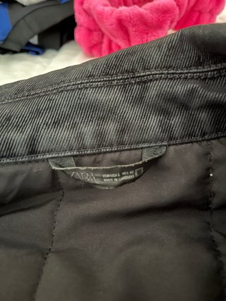 Chaqueta Zara Terciopelo Negra Unisex