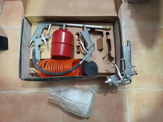 Kit compresor pintura con accesorios. OFERTAAAAAA