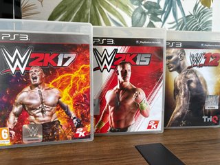 PS3 WWE 2K17, 2K15 y WWE 12 Juegos