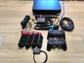 PS2 FAT Negra + HDMI + 2 Mandos + Disco Duro