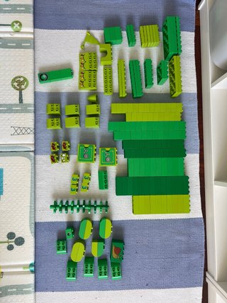 Lego Duplo Verde - 65 Piezas Aprox.
