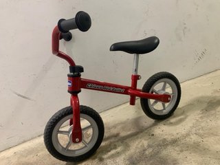 Bicicleta Chicco Red Bullet sin pedales