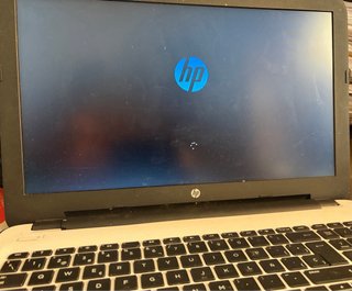 Ordenador portátil HP blanco