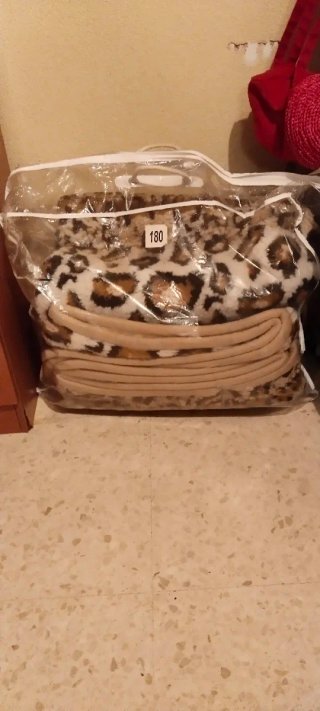 Manta Leopardo 180x240cm aproximadamente
