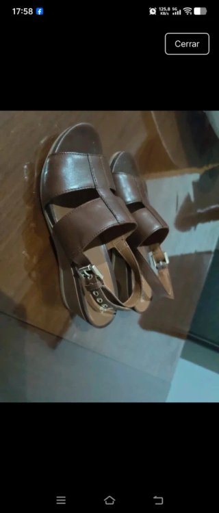 Sandalias Marrones Mujer