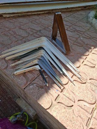 12 Supporti da Parete Metallici