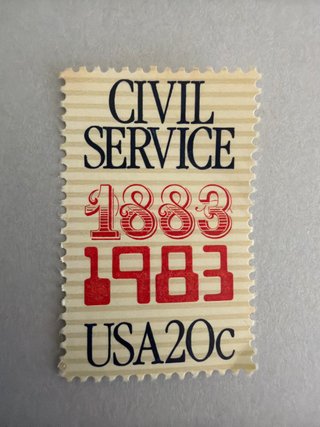 Sello Civil Service 1983 USA 20c