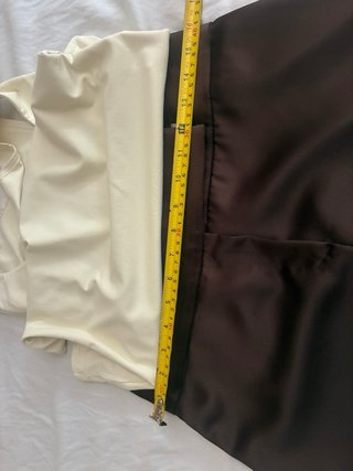 Pantalón ancho raso Adolfo Dominguez + Top