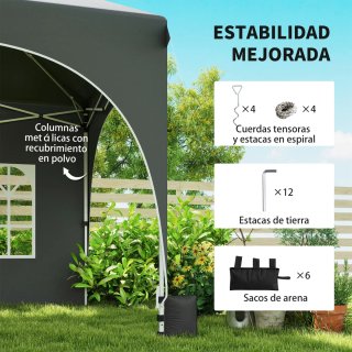 Carpa Plegable 6x3m con 6 Laterales