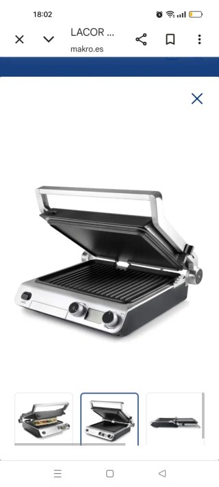 Plancha Grill LACOR 69574 PRO