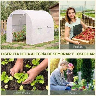 Invernadero Outsunny 2,5x2x2m