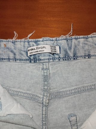 Pantalón corto vaquero niña
