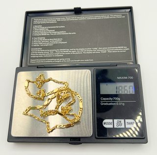 Cadena Fígaro Oro 18k 18.60 gr