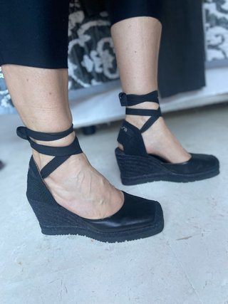 Unisa Cuña Piel Negra