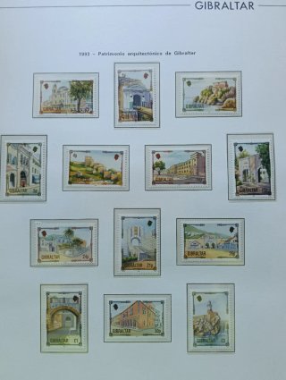 Sellos Nuevos Gibraltar 1993.