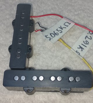 Coppia pickup basso 4 corde funzionanti