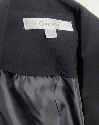 Blazer elegante negra Oxygene talla 38
