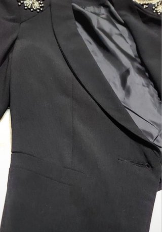 Blazer elegante negra Oxygene talla 38