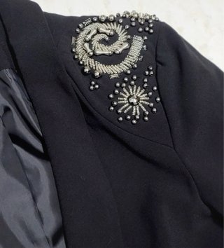 Blazer elegante negra Oxygene talla 38