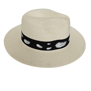Sombrero Panamá Ala Ancha Talla 56-57cm Beige