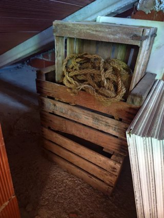 Cajones de madera vintage