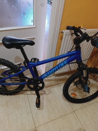 Bicicleta infantil azul