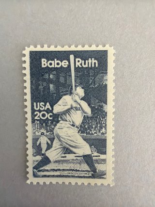 Sello USA 20c Babe Ruth 1983