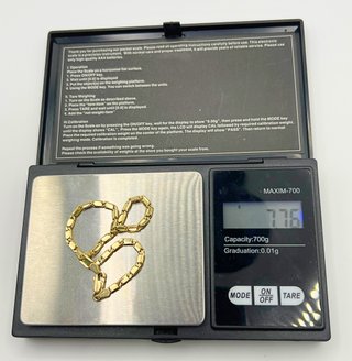Esclava Oro 18k. Peso: 7.76 gr