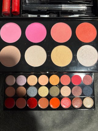 Set Maquillaje Douglas Rosa y Dorado