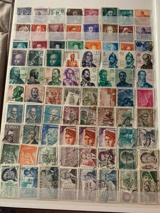 Colección de sellos varios.