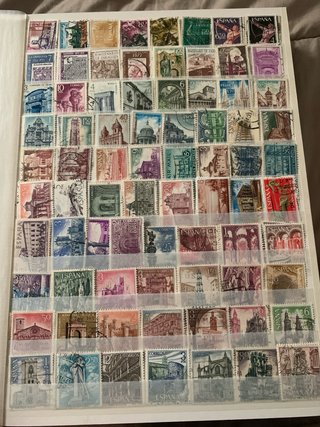 Colección de sellos varios.
