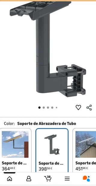 Soporte abrazadera Starl para tubo