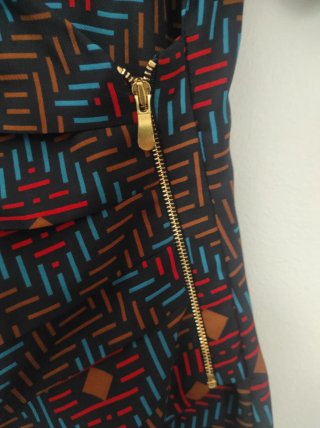 Vestido Karen Walker estampado geométrico