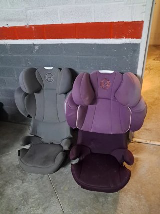Seggiolini auto Cybex grigio e viola