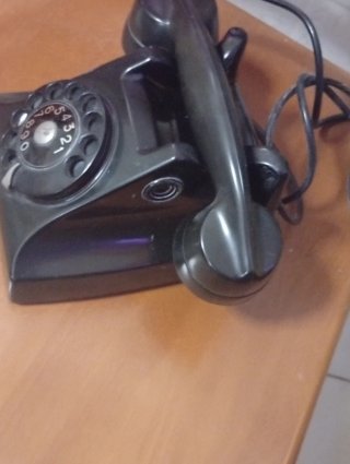 Telefono bachelite anni 60 nero