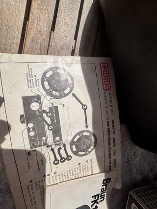Proyector 8mm EUMING MARK S 807D Vintage