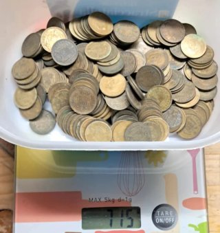 Lote 900g Monedas Varios Países